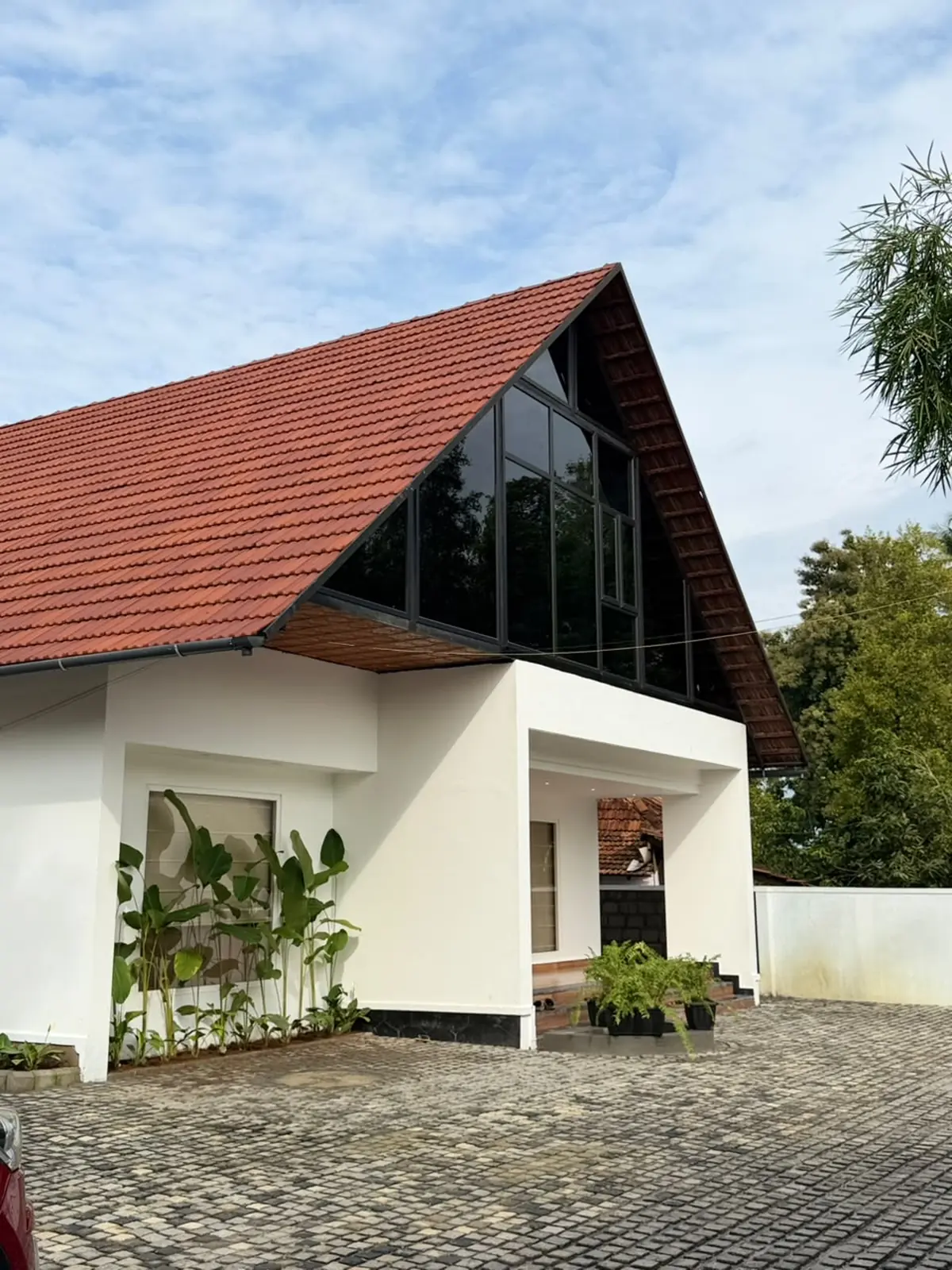 Terracotta roof craftsmanship detail
